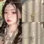 Dây chuyền hoa hình học rỗng thời trang Vintage Phụ kiện tóc Phụ kiện tóc Phụ nữ xếp lớp sel Đồ trang trí tiệc [Mina]