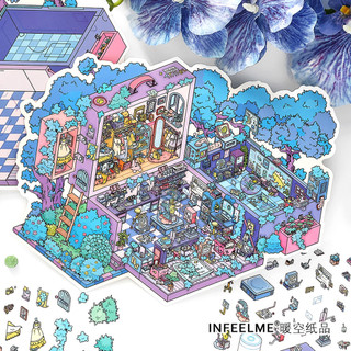 InfeelMe My Cabin 21.0 Series Collage Giải Nén Cảnh 2.5D Cảnh Quan Dán