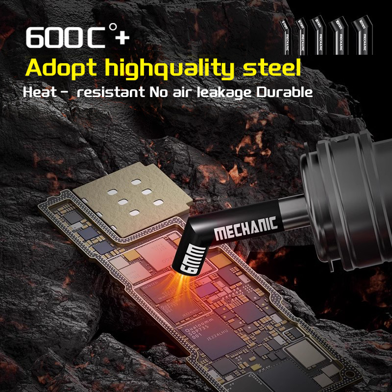 Cơ Khí 861 Series Súng Nhiệt Vòi Phun Tay Cho 861DW 861Pro Khuỷu Tay Tích Hợp Trạm Khí Nóng Súng Nhiệt Miệng PCB Hàn Sửa Chữa