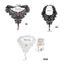 Treeling Retro Gothic Rỗng Ra Ren Vòng Cổ Với Ngọc Trai Có Thể Điều Chỉnh Chiều Dài Cổ Dây Xích Handmade Choker Thời Trang Enth