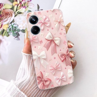 Dành Cho Realme 10 Pro + 10 Pro 5G Vỏ Tranh Họa Tiết Hoa Thanh Lịch Mới Realme 10Pro Plus 5G Vỏ Điện Thoại TPU Silicon Mềm
