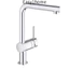 Vòi bếp rút GROHE Chrome Minta Đức, vòi nước nóng lạnh 31874/23086