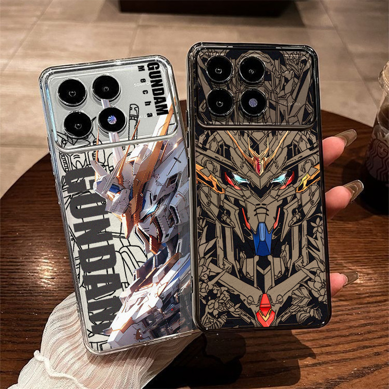 Dành Cho Redmi Turbo 4 Pro Note 15 Pro / 14 / 13 Mi 15T 14T K90 Pro Max Gundam Mobile Bộ Đồ Mỏng Mềm Vỏ Điện Thoại Cho Xiaomi 17 Pro Max Bảo Vệ Camera Chống Sốc Redmi Cover