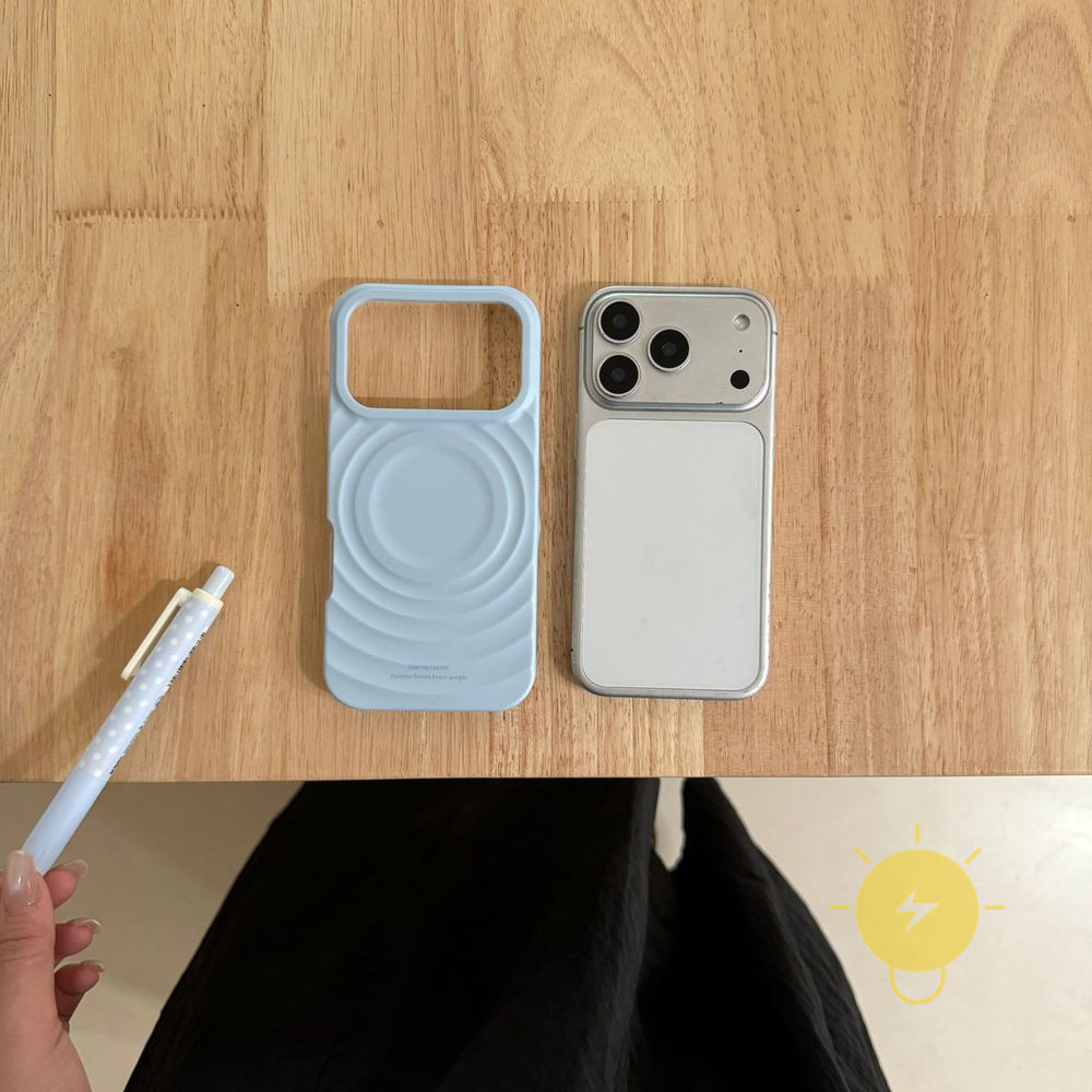 Phone Case For iPhone 17 Pro Max 16 15 14 13 with Griptok TPU Magnetic yellow with Griptok Aesthetic Korean Cute