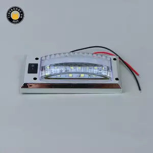 {TB & Bag} Đèn LED bảng 12V-24V Đèn đọc sách nội thất ô tô Đèn Cabin có độ sáng cao cho đèn cắm trại thuyền Van Tru RV Bật tắt.
