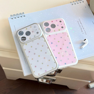 [Sheren] Ốp Điện Thoại Chấm Bi Thích Hợp Cho i17 16 15 14 13 12 11 pro max Vỏ Bảo Vệ Chống Sốc