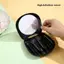 < Honeyba > Bộ 6 Cọ Trang Điểm Du Lịch Mini Có Gương Hộp Bảo Quản Mèo Bộ Cọ Trang Điểm Du Lịch Bột Mỹ Phẩm Blush Trộn Bàn Chải Đẹp