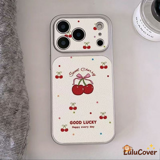Ốp Da Nơ Anh Đào Ngọt Ngào Mùa Xuân Cho Redmi Note 15 14 13 12 12S Turbo 11 SE 11S 11T 10 9 Pro Max Lite 10S 9S 8 Pro Plus 5G 4G Đơn Giản Nhiều Màu Sắc Chấm Bi Thẩm Mỹ Bao Da Bé Gái
