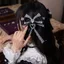 BORAGETE 1 / 2 Kẹp Tóc Gothic, Mặt Dây Chuyền Trái Tim Y2k Phong Cách Nơ Kẹp Tóc, Kawaii Dễ Thương Ngọt Ngào Nhật Bản lolita lolita Phụ Kiện Tóc Cosplay