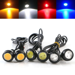 【23mm】1 đôi Đèn LED tín hiệu kiểu mắt chim ưng 12v 23mm dành cho chạy xe máy vào buổi sáng