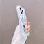 Ốp Lưng Cho Oppo Reno 15F 15 14F 14 Pro 14 13F 13 13 12F 12 11F 11 10 8t 8 8z 7 7z 6 5F 4F 4 F11 Pro F7 F5 F1s Chú Chó Con Dễ Thương Có Giá Đỡ Dây Xích Ngọc Trai Chống Sốc Ốp điện thoại màu bạc