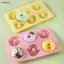 Luckyew 1 6 Bánh Donut Bánh Khuôn Silicon DIY Nhà Bếp Nướng Khuôn Nướng Bánh Khay Bánh Donut Làm Kẹo Khuôn Trang Trí Bánh Phụ Kiện TQ