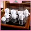 MYPANDA 1 / 12 Nhà Búp Bê Mô Phỏng Màu Trắng Nguyên Chất Đơn Giản Mẫu Cốc Nhà Búp Bê Thu Nhỏ Trang Trí Nhà Bếp Micro Cảnh Đạo Cụ Xây Dựng.