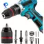 Chuck khoan không cần chìa khóa, 1 / 2-20UNF Mount 1-13mm- Phù hợp với chuôi 3 / 8 "SDS-Plus, Bộ chuyển đổi cờ lê tác động 1 / 4"