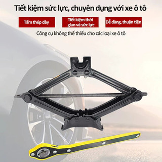Kích nâng hầm xe ô tô chữ A - Con Đội gầm xe hơi thay lốp sửa chữa oto 1.5 tấn hoặc 2 tấn