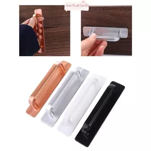 Tay cầm ngăn kéo ITRUMPET, Dán tay cầm tủ quần áo tự dính, Núm đa năng bằng nhựa bền Thiết bị phụ trợ Cửa trượt