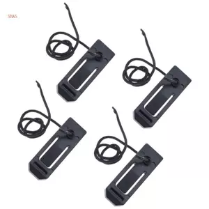 Shas 4 Dài Ván Lướt Sóng Vây Kẹp Tách Nước Trượt Tuyết Ban Cá Vây Kẹp Khóa Mái Chèo Ván Lướt Sóng Đuôi