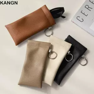Túi Bảo Quản Kính Mắt KANGN, Kính Đóng Cửa Tự Động Chống Bụi Bảo Vệ, Da PU Di Động Bản Lề Lò Xo Treo Kính Túi Bảo Quản Du Lịch Sử Dụng