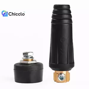 DKJ10-25 Châu Âu Máy Hàn Cáp Hàn Đầu Nối Qui Lắp Nam Nữ Cáp Đẹp
