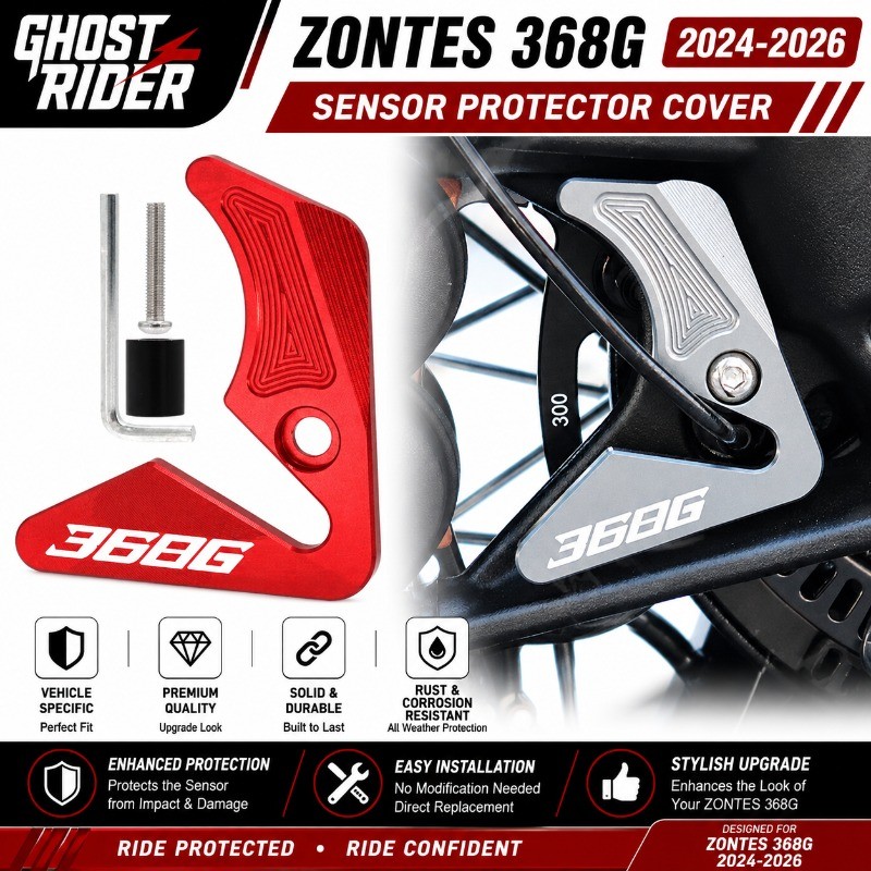 CHO ZONS 2024 2025 2026 368G Xe Máy Phía Trước ABS Cảm Biến Bảo Vệ Vỏ Bảo Vệ Phụ Kiện Trang Trí