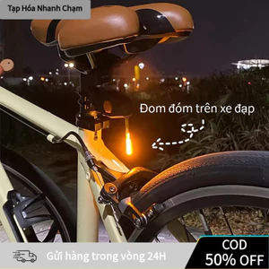 Đèn Báo Hiệu Xe Đạp Thông Minh Giọt Nước - 3 Chế Độ, Sạc Nhanh Type-C, Thiết Kế Nhỏ Gọn 29g