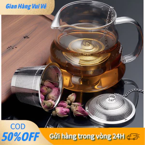 Dụng Cụ Lọc Thép Không Gỉ Tiện Dụng 4.6cm - Dây Treo Dễ Móc, Dùng Cho Lọc Trà Và Nấu Ăn