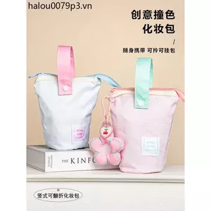 Túi Bảo Quản Mỹ Phẩm ins Dung Tích Lớn Son Môi Trang Điểm Cọ Đứng Hộp Đựng Bút Chì Đi Chơi Di Động Túi Bảo Quản