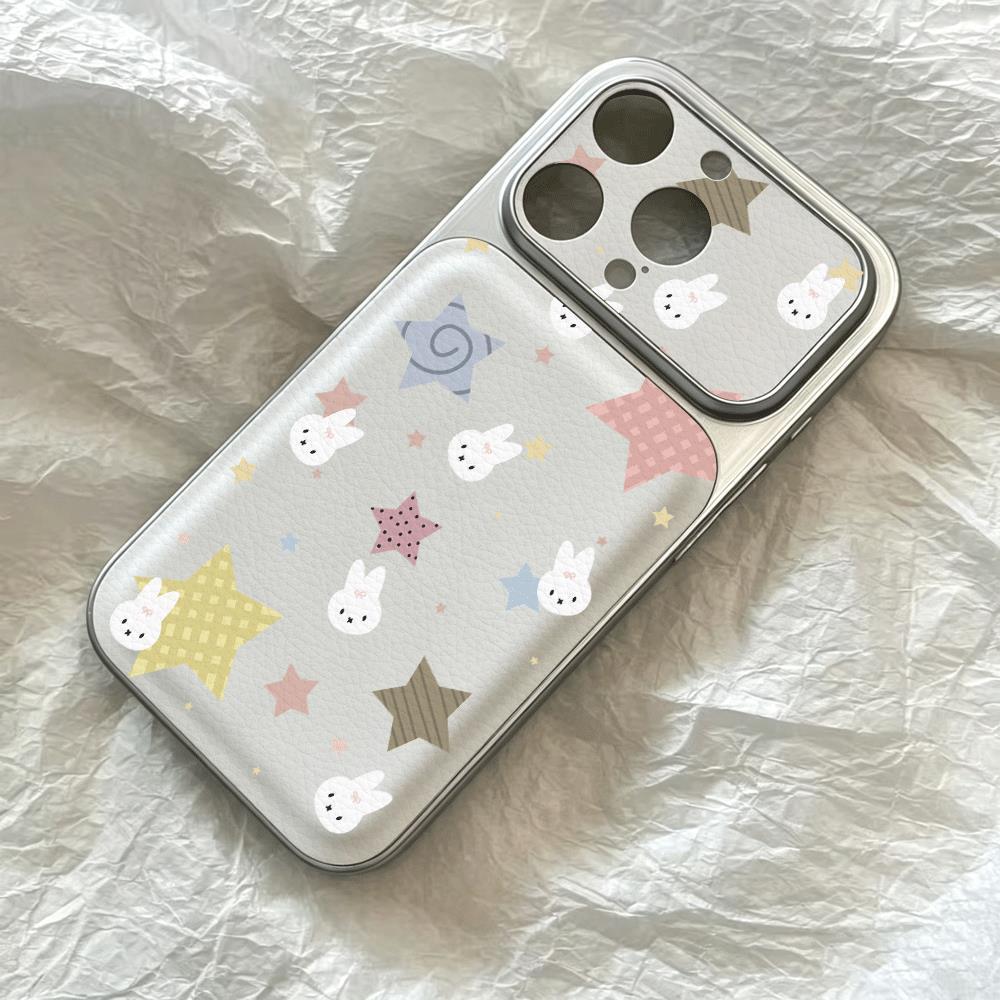Ốp lưng iPhone hình ngôi sao màu sắc, dễ thương, chống sốc, phù hợp iPhone 17/16/15/14
