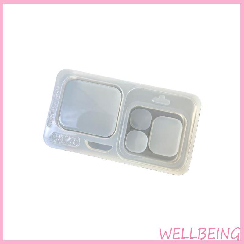 Khuôn Silicon Wellb 3 Khoang Hộp Để Tạo Xà Phòng Nhựa Dính
