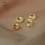 Bông Tai Hình Học Zircon Nhỏ Sáng Bóng - Phù Hợp Tiệc Tùng Cho Nữ