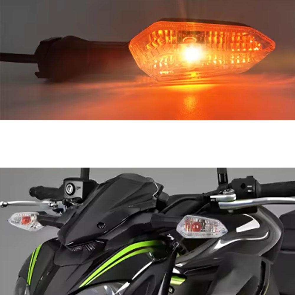 Dành Cho Kawasaki Z125 Z250 Z400 Z650 Z800 Z900 Ninja LED Đèn Báo Rẽ Đèn Hướng Xe Máy
