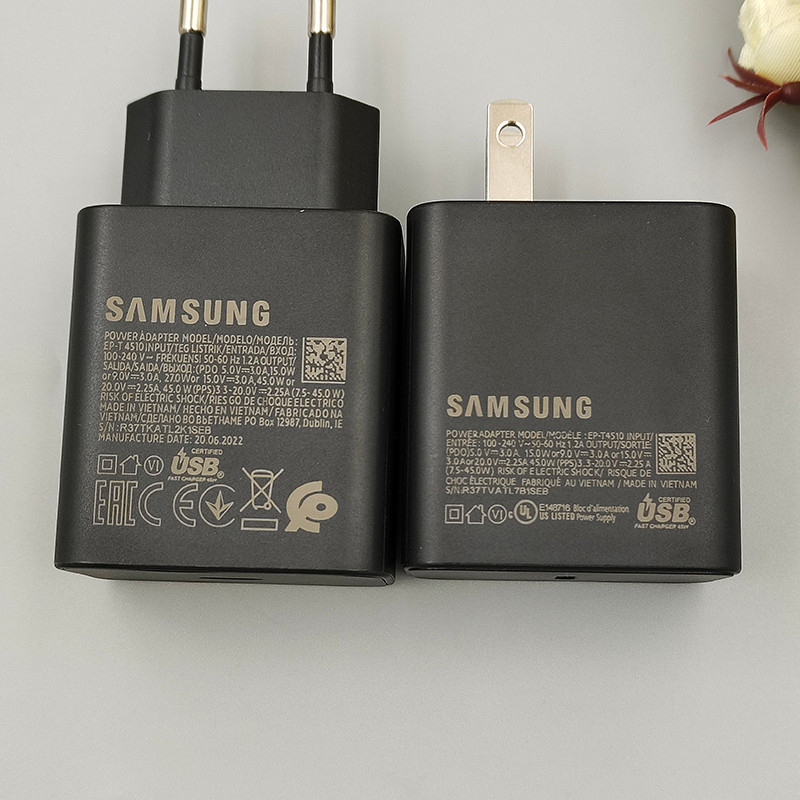 EP-T4510 Chính Hãng Samsung 45W PD PPS Sạc GaN Siêu Nhanh 1.8M Usb C Sang Loại C Cáp Cho Galaxy Z Flip 6 5 4 S23 S24 S25 Ultra