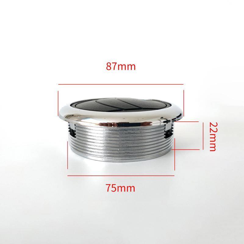 VHDD Vòng Cửa Thoát Khí Thông Hơi Bảng Điều Khiển Núm Phong Cách 360 Độ Có Thể Điều Chỉnh Cho Xe RV Xe Buýt Thuyền Hệ Thống HVAC VN