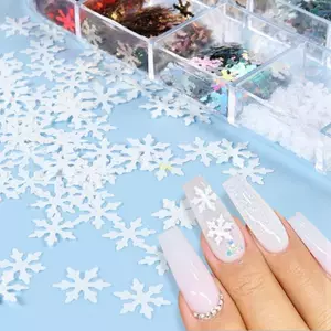 Flgo 1 Bộ Phụ Kiện Kim Sa Lấp Lánh Móng Tay Giáng Sinh Đồ Dùng Cho Người Lớn