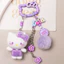 HK1 Sanrio HELLO KITTY Móc Khóa Túi Mặt Dây Chuyền Điện Thoại Di Động Dây Xích Hoạt Hình Phụ Kiện Anime Ngoại Vi KH1