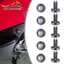 Cải tiến khả năng tương thích Đinh tán đẩy bằng nhựa ABS màu đen cho Honda (77 ký tự)