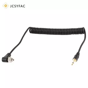JCSYFAC 3.5mm đến Nam PC Flash Sync Cable Vít Lo cho Trigger Studio Light Mới