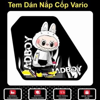 TEM DÁN NẮP CỐP VARIO 22-25  DECAL 3 LỚP MÀU IN KO PHAI