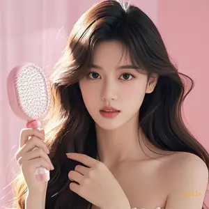 Exhila Dụng Cụ Tạo Kiểu Tóc SHair Bộ Bàn Chải Tròn Mái Chèo Bàn Chải Tóc Detangling Bàn Chải Cho Dài Dày Mỏng Xoăn Natura