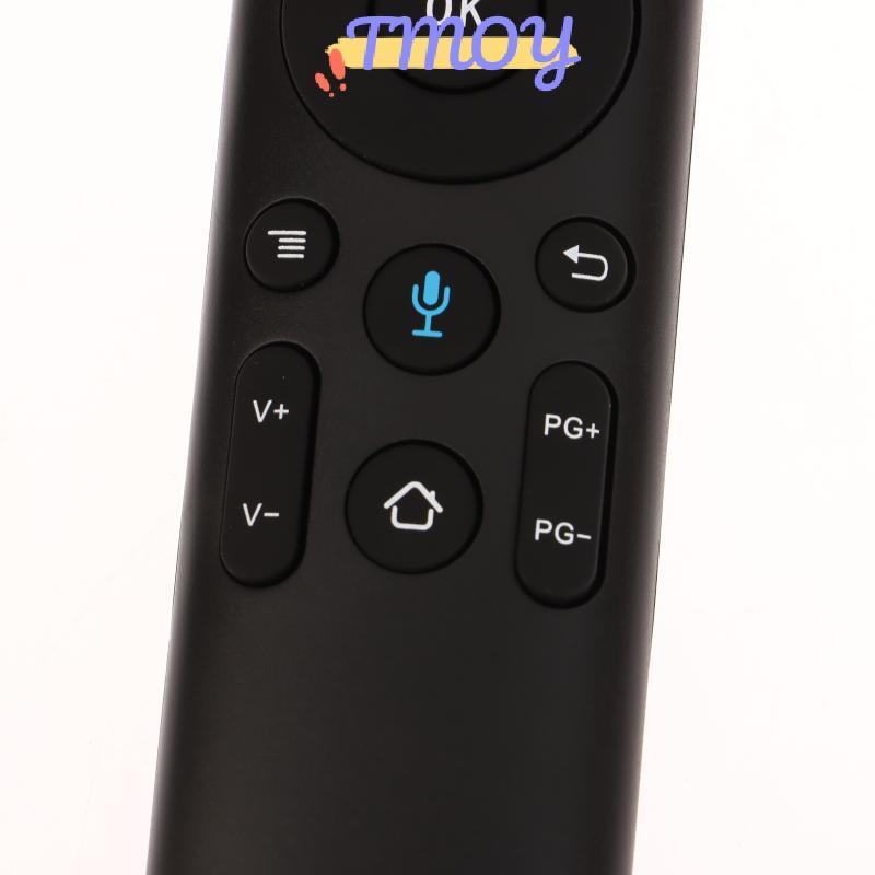 TMOY 2.4G Điều khiển từ xa bằng giọng nói không dây Bộ điều khiển con quay hồi chuyển có đầu thu USB Q5 Điều khiển từ xa cho máy chiếu TV thông minh Hộp Android TMOY