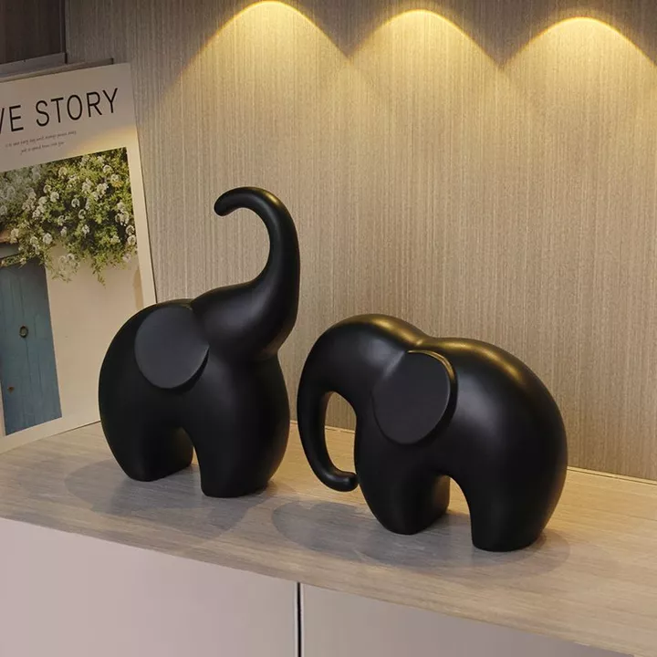 Tượng Voi Decor Đồ Trang Trí Để Bàn Decor Phòng Khách Hiện Đại Trang Trí Phòng Ngủ Đồ Trang Trí Bàn Làm Việc Decor Bàn Làm Việc Phong Thuỷ Bắc Âu Đồ Trang Set Trang Tết