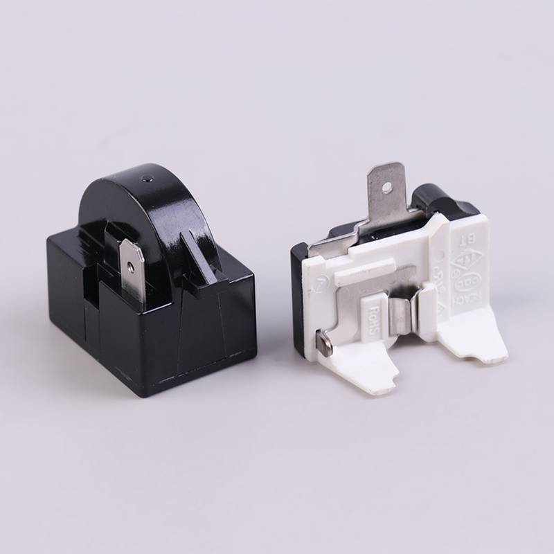 < WHPHous-t > 2 CÁI QP2-4.7 Rơle khởi động PTC 1 chân Rơle khởi động tủ lạnh và 6750C-0005P Bảo vệ quá tải tủ lạnh Đẹp