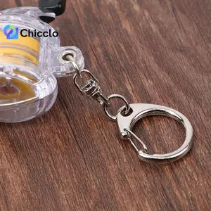 Fly Fishing Reel Móc chìa khóa Móc khóa câu cá Quà tặng cho những người yêu thích câu cá với dây có thể thu vào Phụ kiện Pesca Đẹp
