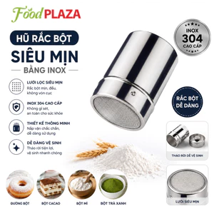 Hũ Rắc Bột Cacao, Matcha Siêu Mịn Bằng Inox Nhỏ Gọn, Bền Bỉ, Dễ Sử Dụng