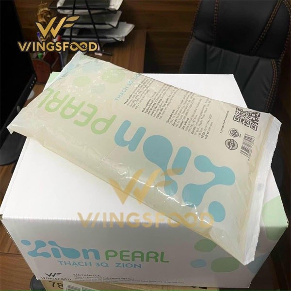 [THÙNG 6 BỊCH] Trân châu 3Q Zion bịch 2kg - topping trà, trà sữa trân châu