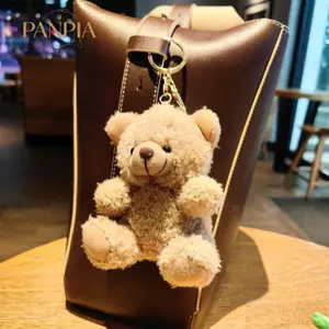 PNPIA- Gấu Sang Trọng Móc Khóa Đáng Yêu Xoăn Hoạt Hình Búp Bê Dễ Thương Đồ Chơi Trang Trí Cho Bé Gái Túi Bapa Phụ Kiện