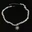 PNPIA- 1 Cái Mặt Dây Chuyền Mặt Trời Choker Nelace Bohemian Không Đều Đá Tự Nhiên Đính Hạt Dây Xích Cho Bạn Gái Hoặc Mặc Hàng Ngày