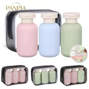 PNPIA- Chai du lịch mềm có thể tái sử dụng Ống bóp cầm tay Thiết kế chống rò rỉ cho dầu gội Lotion Hoàn hảo để thực hiện chuyến bay và chuyến đi