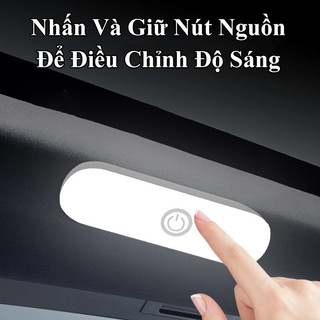 Đèn LED gắn trần ô tô MOTOPLEX cảm biến 3 chế độ led sáng mạnh sạc pin bằng USB tiện lợi