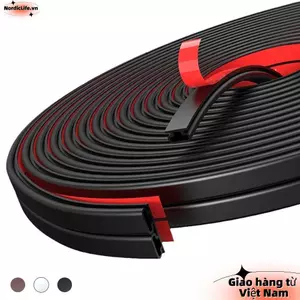 Dải niêm phong cửa NORDICLIFE 6m, Dải thời tiết hình chữ D cao su, Chất lượng cao Tự dính cách âm chống gió Loại trừ dự thảo gia đình